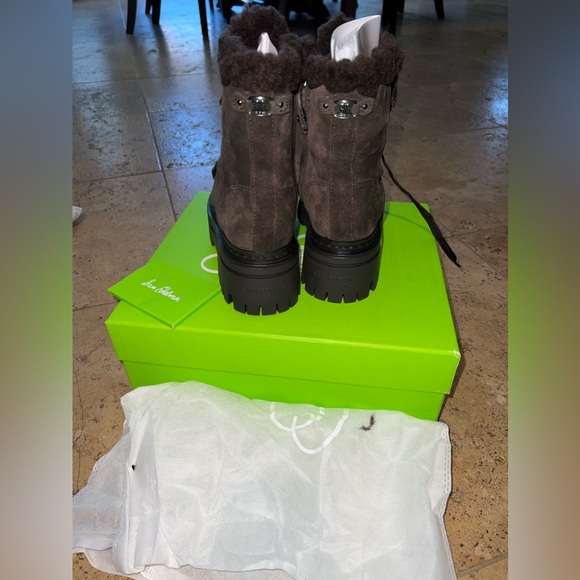 NIB- Sam Edelman Kyler suede mocha boots - Picture 3 of 6